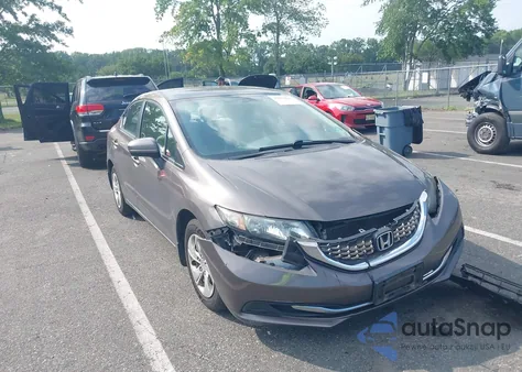 2014 Honda Civic Lx z USA, uszkodzony, nr VIN 2HGFB2F50EH502983